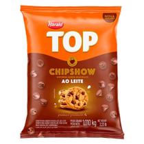 Gotas de Chocolate Forneáveis Ao Leite Top Chipshow 1,01kg - Harald
