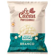 Gotas de Chocolate Fracionado Branco Le Cacau 1,01kg