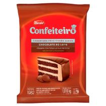 Gotas de Chocolate Fracionado Confeiteiro Ao Leite 1,010kg - Harald Gotas de Chocolate Fracionado Confeiteiro Ao Leite 1,010kg - Harald