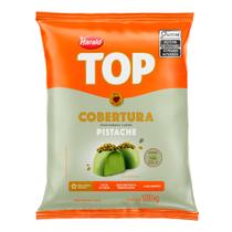 Gotas de Chocolate Sabor Pistache Pacote 200 grs