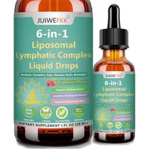 Gotas de Drenagem Linfática JUIWEFKK Blend Herbal 6 em 1 Gotas de Drenagem Linfática JUIWEFKK Blend Herbal 6 em 1