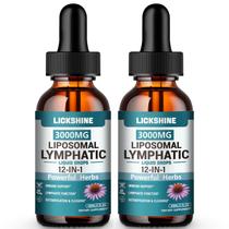 Gotas de Drenagem Linfática Lickshine 3000 mg 2x120 ml Gotas de Drenagem Linfática Lickshine 3000 mg 2x120 ml