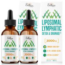 Gotas de drenagem linfática lipossomal SilkinSurj 120 ml 60 dias