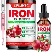 Gotas de ferro líquido CFILHTC 60ml Sabor Romã Vegan