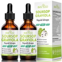 Gotas de Graviola BVIVLOO - 2000mg com Musgo Marinho 300mg