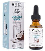 Gotas de Infusão de Água Pure Inventions com Eletrólitos de Coco
