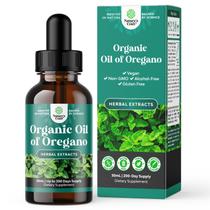 Gotas de óleo de orégano Natures Craft Organic 100% puro 60 ml (pacote com 2) Gotas de óleo de orégano Natures Craft Organic 100% puro 60 ml (pacote com 2)
