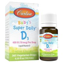 Gotas de vitamina D Carlson Baby's Super Daily D3 400 UI 365 gotas