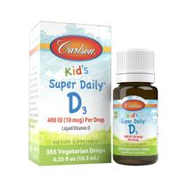 Gotas de vitamina D Carlson Kid's Super Daily D3 400 UI 365 gotas