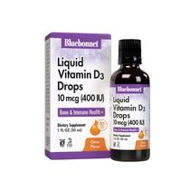 Gotas de vitamina D3 BlueBonnet 400 UI de sabor cítrico 30 mL