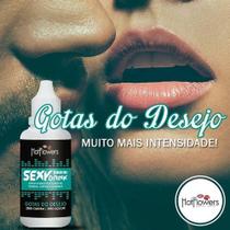 Gotas do Desejo Sexy Drink 15ml - Hot Flowers Gotas do Desejo Sexy Drink 15ml - Hot Flowers