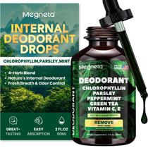 Gotas líquidas de clorofila MEGNETA Desodorizante Corporal 60mL Vegan