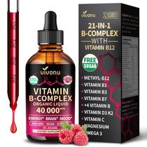 Gotas Líquidas de Complexo B VivoNu 60 ml com B12, C, D e E Gotas Líquidas de Complexo B VivoNu 60 ml com B12, C, D e E