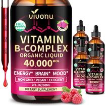 Gotas Líquidas de Complexo B VivoNu 60 ml - Kit com 4