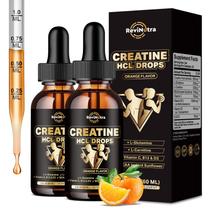 Gotas líquidas de creatina HCL RevinUtra 1500 mg 50 ml, pacote com 2