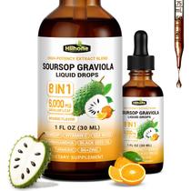 Gotas Líquidas de Graviola HIIHONE 8 em 1 30ml Pacote com 2 Gotas Líquidas de Graviola HIIHONE 8 em 1 30ml Pacote com 2