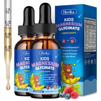 Gotas Líquidas de Magnesio Glicinato para Niños Hovika 60 ml Paquete de 2