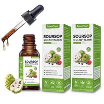 Gotas líquidas NaturePlanet Soursop Bitters com multivitamínico