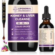 Gotas Líquidas para Limpeza de Rins e Fígado SKLIA 60ml Sabor Mirtilo