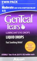 Gotas Lubricantes para Ojos GenTeal Tears Alivio Moderado Paquete Doble 30 ml