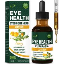 Gotas para a saúde ocular Verdeherb Eyebright Herb com mirtilo e luteína Gotas para a saúde ocular Verdeherb Eyebright Herb com mirtilo e luteína