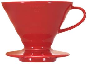 Gotejador de café Hario V60 02 Ceramic Red para 1-4 xícaras Gotejador de café Hario V60 02 Ceramic Red para 1-4 xícaras