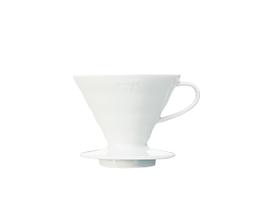Gotejador de café Hario V60 Ceramic Pour Over Cone tamanho 02 branco Gotejador de café Hario V60 Ceramic Pour Over Cone tamanho 02 branco