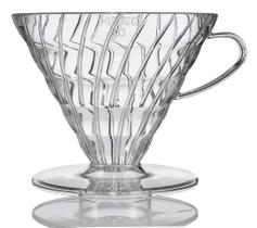 Gotejador de Café Hario V60 de Plástico (Tamanho 03) - Para 1 a 6 Xícaras