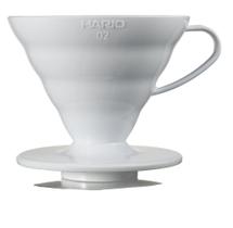 Gotejador de Café HARIO V60 VDR-02-W - Transparente - 1 a 4 Xícaras