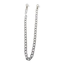 Gótica Silver Jeans Chain Hip-hop Calças Anti-Theft Chain para Garotas Legais