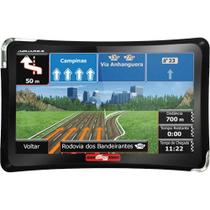 Gps Automotivo Aquarius Quatro Rodas Slim 4.3 Touch Screen