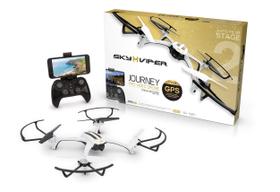 GPS Drone Sky Viper Journey branco/preto com câmera