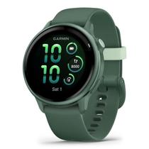 GPS Relógio Garmin Vívoactive 6 Jasper com pulseira Verde Jasper