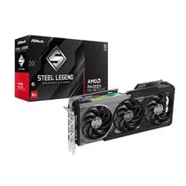 Magazine Luiza Gpu Asrock Amd Radeon Rx 9070 Xt Steel Legend Dark 16gb 256bits 90-ga5vzz-00uanf image