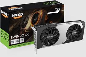 Gpu Inno3d Geforce Rtx 5070 Twin X2 Oc 12gb 192bits Gddr7 N50702-12d7x-195064n Gpu Inno3d Geforce Rtx 5070 Twin X2 Oc 12gb 192bits Gddr7 N50702-12d7x-195064n