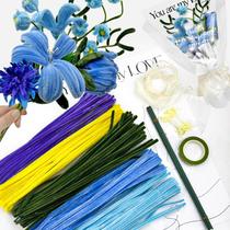 GQIRIL Kit de Artesanato com 257 Peças Limpadores de Tubo e Flores GQIRIL Kit de Artesanato com 257 Peças Limpadores de Tubo e Flores