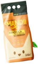 Gra Sanitário Gatos Areia Higiênica Mandioca com Fibras Vegetais 100% BIO MANDII - MANDII WHOLEPETS