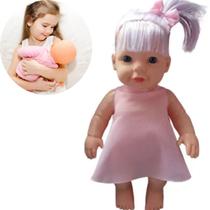 Graciosa Brinquedo Isinha Baby Loira De Tecido Presente Dia Das Crianças