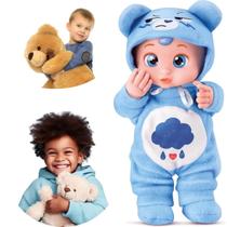 Graciosa Brinquedo Ursinho Carinhoso Azul Ideal Presente