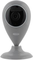 Graco Baby Smart Home Security Camera, Câmera WiFi Grande Angular Interior para Segurança Doméstica com Visão Noturna, Alertas de Movimento, Comunicação bidirecional, câmera de vigilância de monitor de animais de estimação e bebê (cinza)