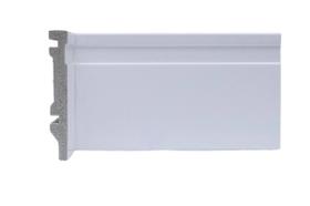 Graddus Rodape Teck Tk100f Barra 2.25 X 10cm Frisado Branco Graddus Rodape Teck Tk100f Barra 2.25 X 10cm Frisado Branco