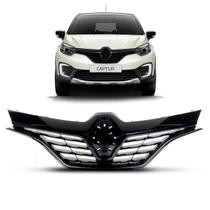 Grade Captur 2017 A 2020 Black Piano Com Friso Cromado