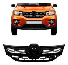 Grade Central Kwid 2017 A 2022 Com Friso Cromado Especifico