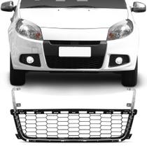 Grade Central P/Choque Dianteiro Renault Sandero 2012/2014 c/Friso Cromado Grade Central P/Choque Dianteiro Renault Sandero 2012/2014 c/Friso Cromado