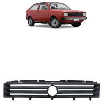 Grade Central Parachoque Dianteiro Gol 1987 1988 1989 1990 Preto Acabamento Liso