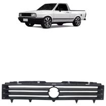 Grade Central Parachoque Dianteiro Saveiro 1987 1988 1989 1990 Preto Acabamento Liso Grade Central Parachoque Dianteiro Saveiro 1987 1988 1989 1990 Preto Acabamento Liso