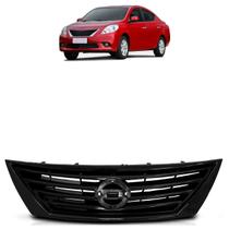 Grade Central Parachoque Dianteiro Versa 2011 2012 2013 2014 Preto