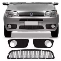 Grade Central Parachoque Milha Farol Furo Siena 2004 A 2007 Grade Central Parachoque Milha Farol Furo Siena 2004 A 2007