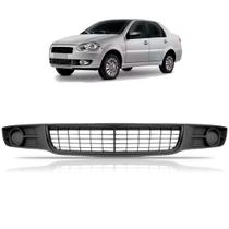 Grade central parachoque siena 2009 á 2012 preta sem furo