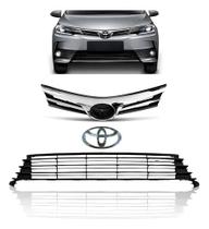 Grade corolla 18/19 superior+central+emblema Grade corolla 18/19 superior+central+emblema